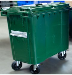 Affaldscontainer 770 l. grøn, FØR kr. 2.995