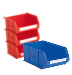 CP1 LINK plastbox blå Udv. mål LxBxH: 90x100x50 mm