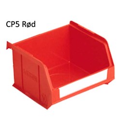 CP5 LINK plastbox rød Udv. mål LxBxH: 350x207x175 mm