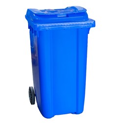Affaldsbeholder 240 l. blå