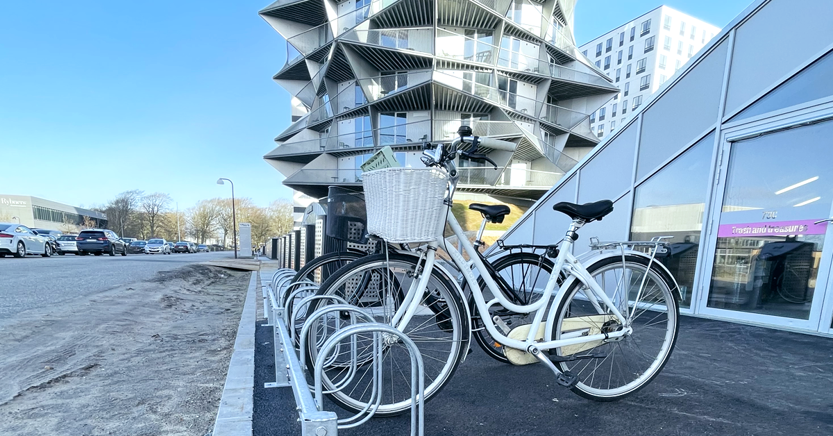Cykelstativ Hans Schourup A place to Esbjerg