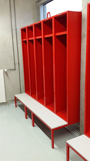 skabe til brandstation