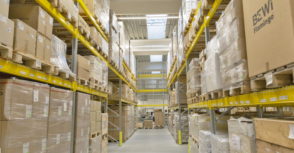 Kamstrup vandfabrikken pallereoler