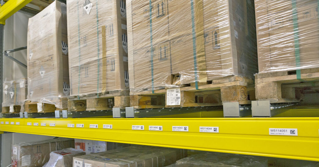 Kamstrup vandfabrikken push back pallereoler 1