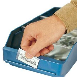 Etiketholder inclusiv etiket 20x75mm etiket (100 stk.)