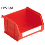 CP5 LINK plastbox rød Udv. mål LxBxH: 350x207x175 mm