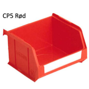CP5 LINK plastbox rød Udv. mål LxBxH: 350x207x175 mm