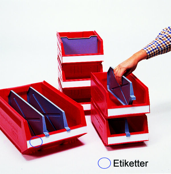Etiket med plastbeskyttelse til 9075