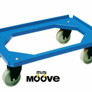 Mini Moove med 4 drejelige plastgafler og gummihjul