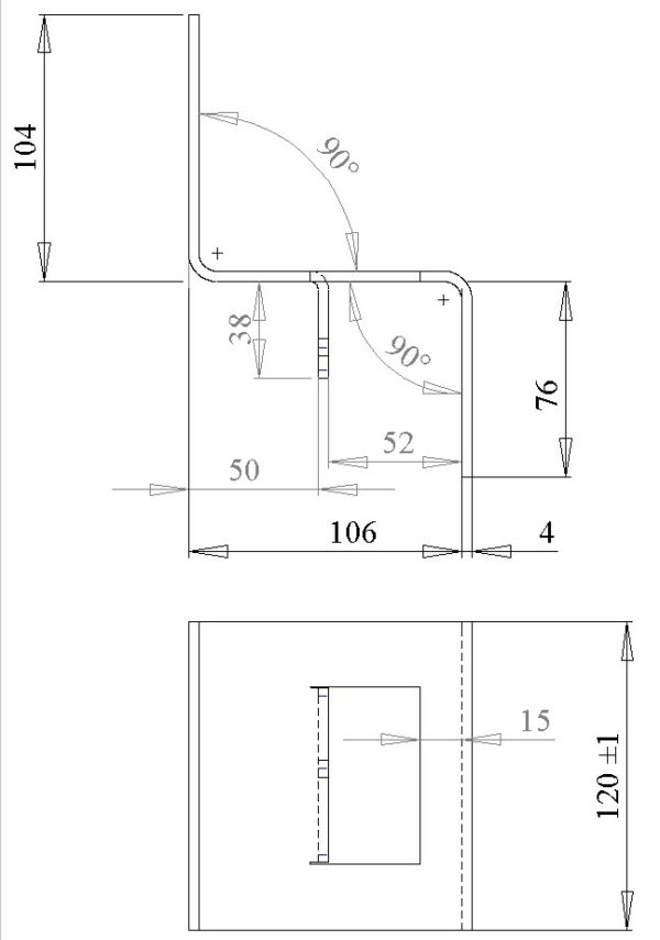 Pallestop til individuel palleplads. Hyldedybde 1100 mm - Billede 3