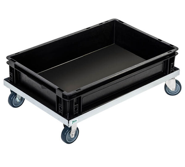 Tralle - Let rullevogn til 600x400 plastkasser - Image 2