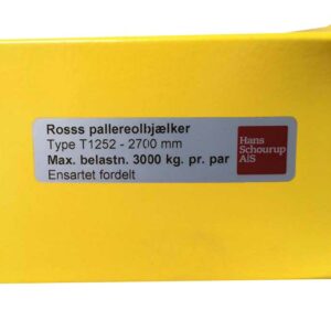 Bjælkeskilt T1252 - 2700 mm