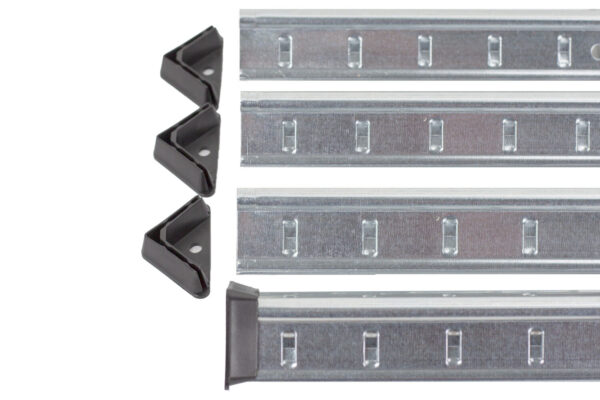 Basic 90 KG, galvaniseret - HxBxD:1800x600x400 - Image 3