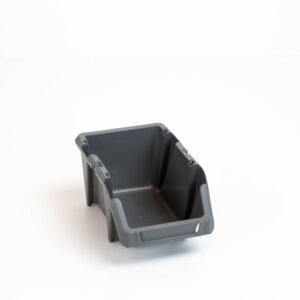 HS lagerkasse KPA 10 grå, LxBxH: 165x103x76 mm