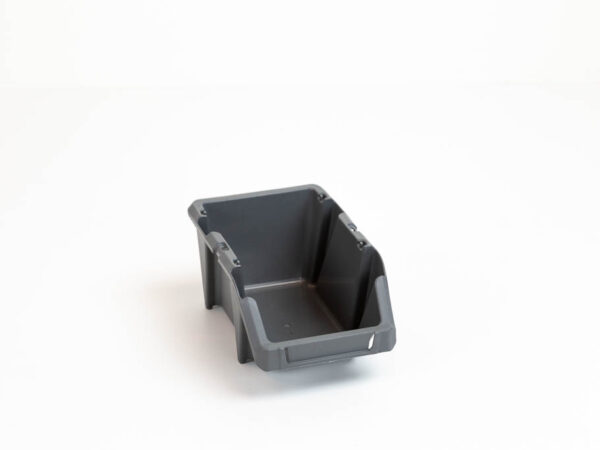 HS lagerkasse KPA 10 grå, LxBxH: 165x103x76 mm
