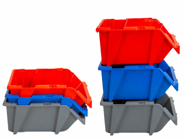 HS lagerkasse KPA 10 blå. LxBxH: 165x103x76 mm - Image 3