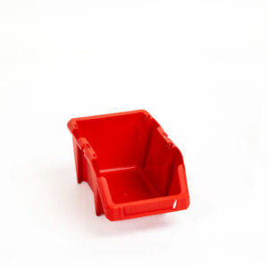 HS lagerkasse KPA 10 rød. LxBxH: 165x103x76 mm