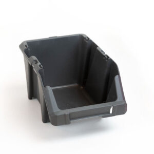 HS lagerkasse KPA 20 grå. LxBxH: 244x153x123 mm