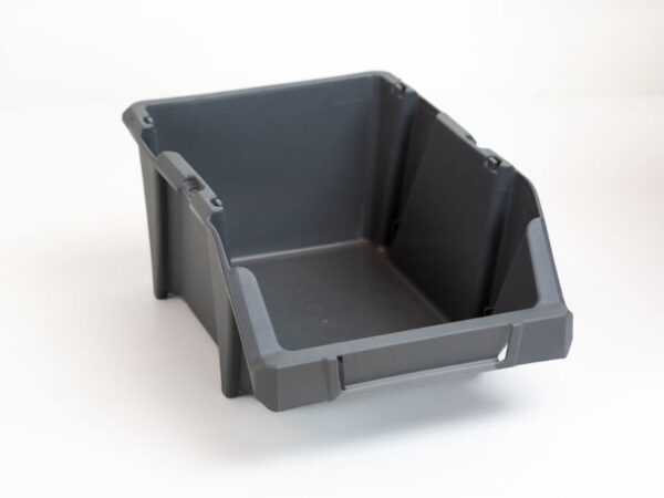 HS lagerkasse KPA 25 grå. LxBxH: 300x200x130 mm