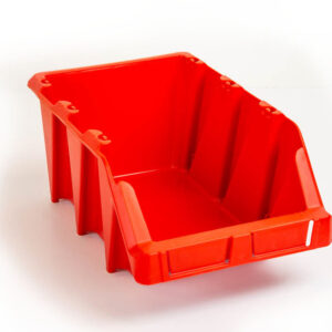 HS lagerkasse KPA 30 rød. LxBxH: 360x218x156 mm