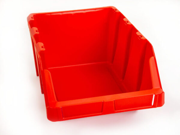 HS lagerkasse KPA 35 rød. LxBxH: 420x265x178 mm