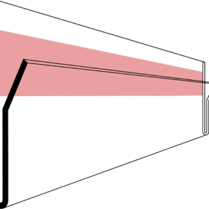 Etiketholder SBA 210x35 mm (50 stk.)