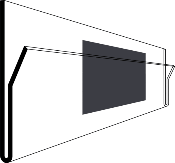 Etiketholder SBB 210x45 mm(50 stk.)