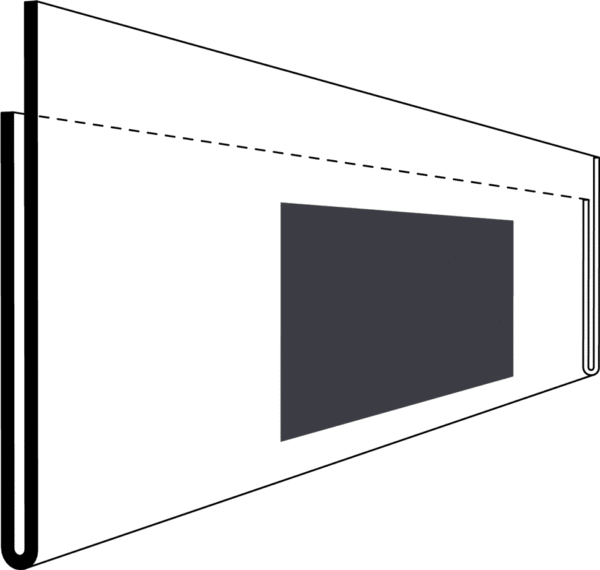 Etiketholder EHB 210x30 mm (50 stk.)