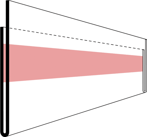 Etiketholder EH 100x22 mm(50 stk.)