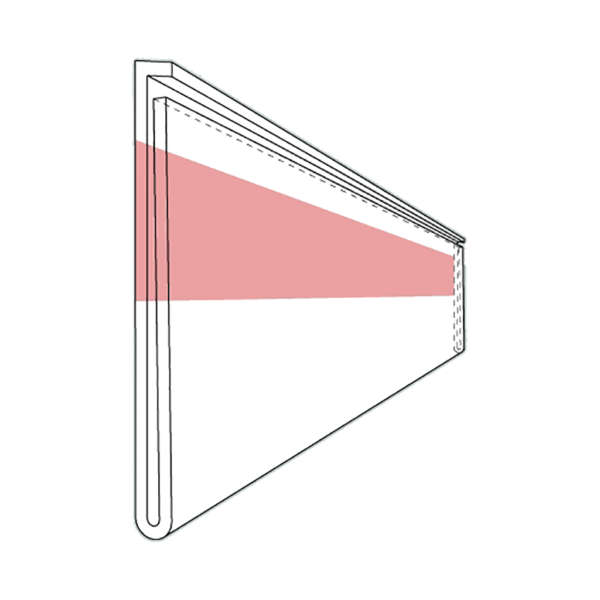 Etiketholder EX 900x26 mm(50 stk.)