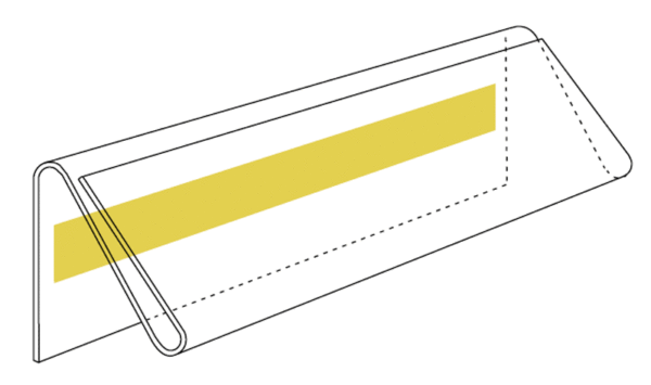 Etiketholder EHV 900x26 mm(50 stk.)