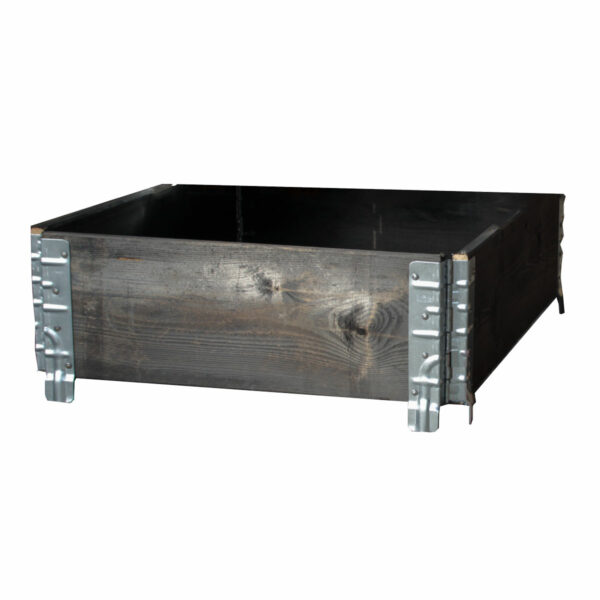 Sortbejdsede pallerammer 800x600x195