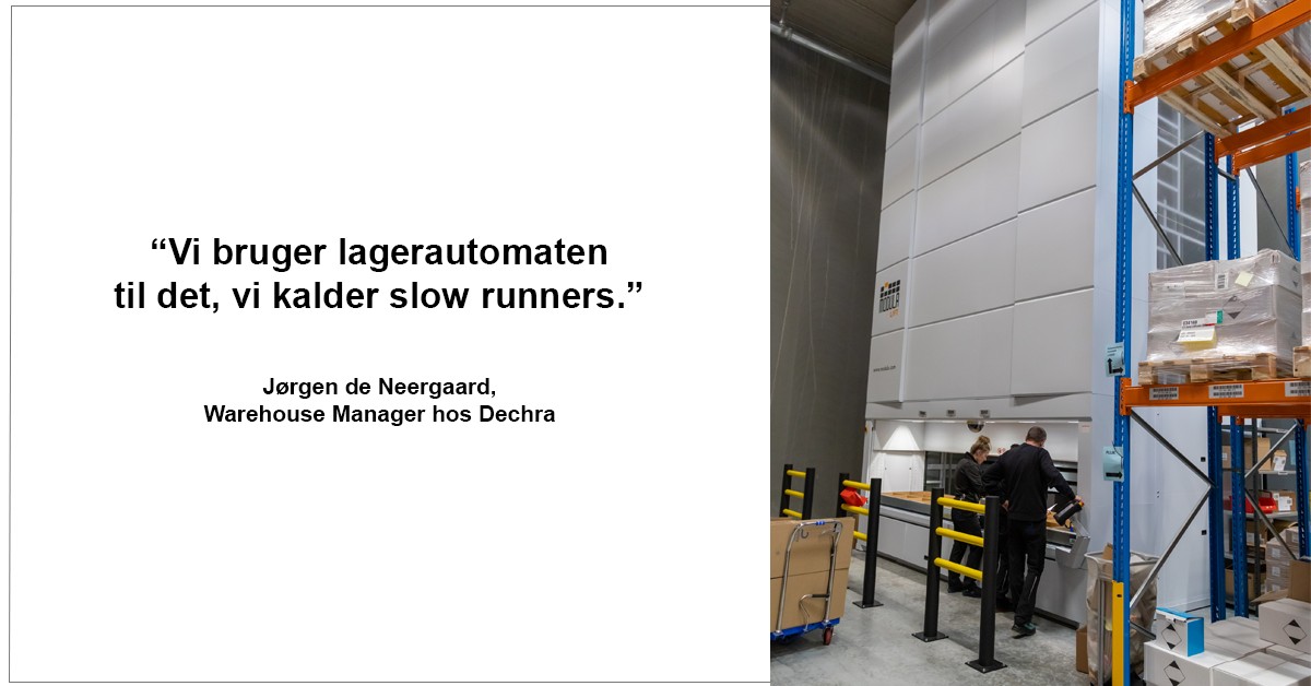 modula lagerautomat Dechra Hans Schourup