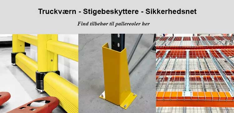 6 situationer under bærelag 1 Se mere tilbehør til pallereoler her
