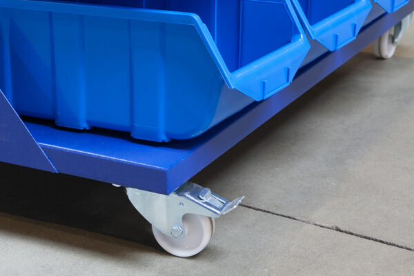 Transportabel boltreol inkl. 126 stk. HS-plastkasser - Image 2