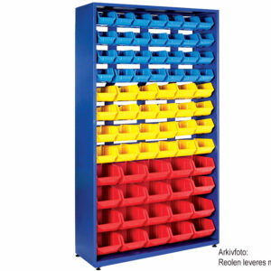 Boltreol inkl. 72 stk. HS-plastkasser
