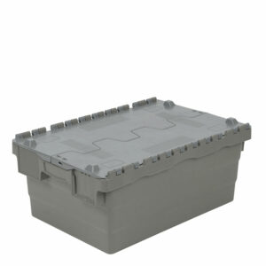 HS transportkasse 600X400X250, grå