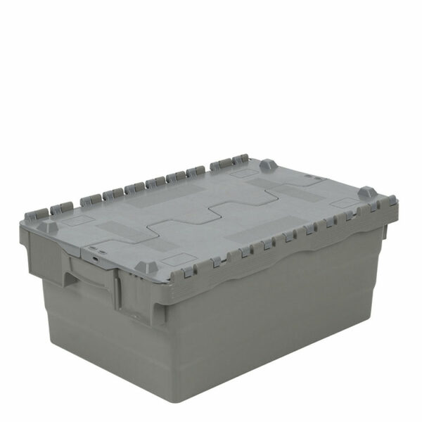HS transportkasse 600X400X250, grå
