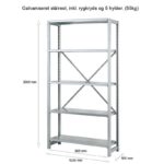 RosssG lagerreol, startfag 2000x1030x500/55kg