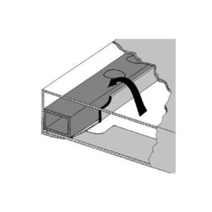 Beslag til hyldeforstærkning 600 mm