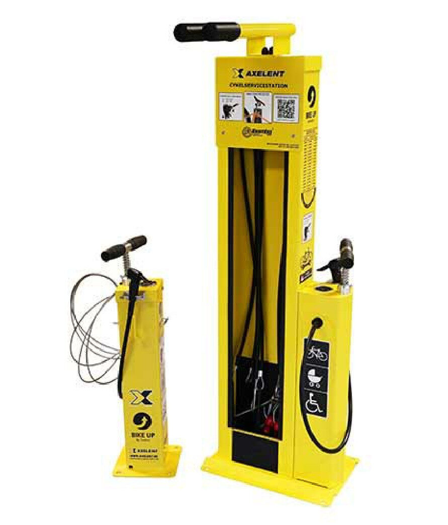 Servicestation til cykler