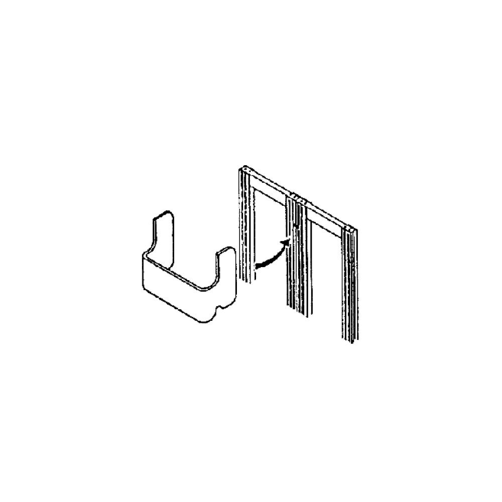 Beslag til dobbeltreol
