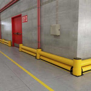 1R Sikkerhedsbarriere med gulvmodul