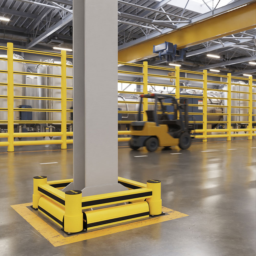 1R Søjlebeskytter med gulvmodul - Billede 5