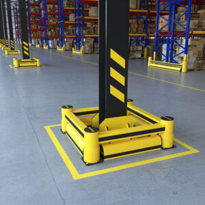 1R Søjlebeskytter med gulvmodul