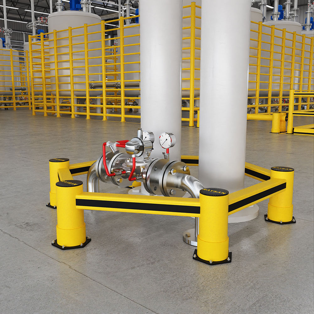 1R Søjlebeskytter hexagon