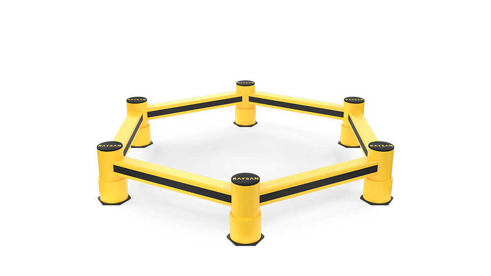 1R Søjlebeskytter hexagon - Billede 3