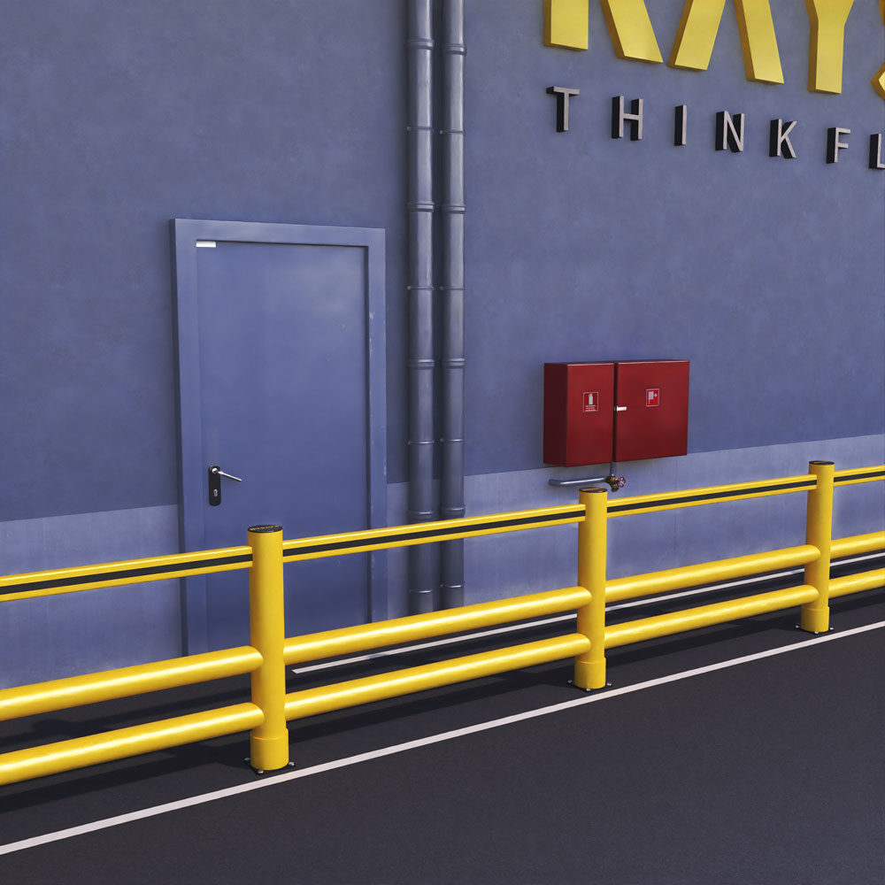 2R Sikkerhedsbarriere, med håndliste - Billede 5