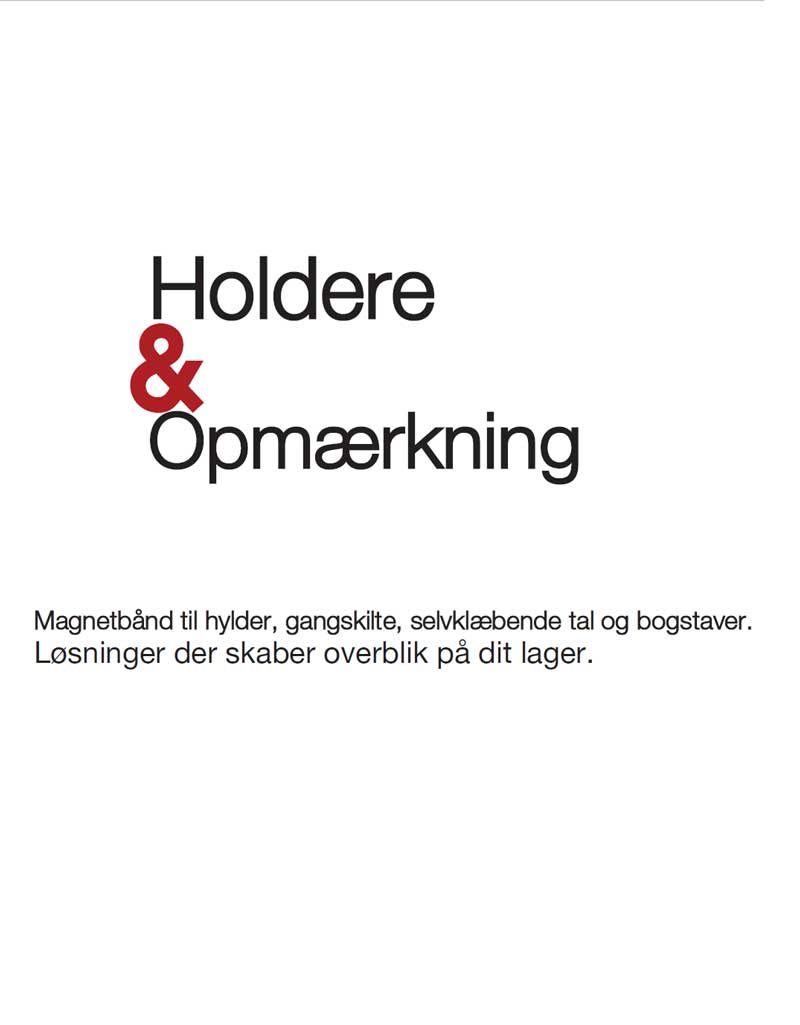 skilte og etiketter
